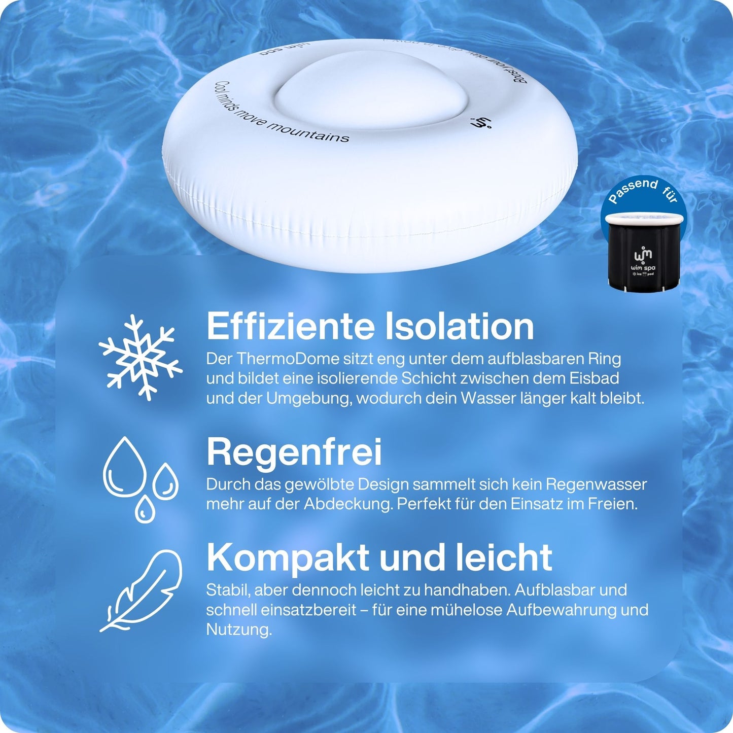 Thermo Dome (for Ice Pod 80cm) - Wim Spa