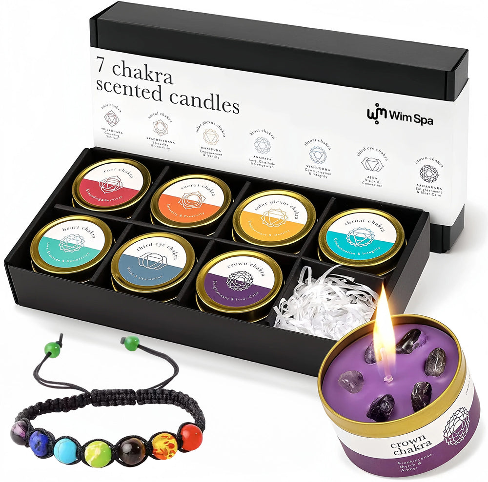 7 Chakra Candle Gift Set